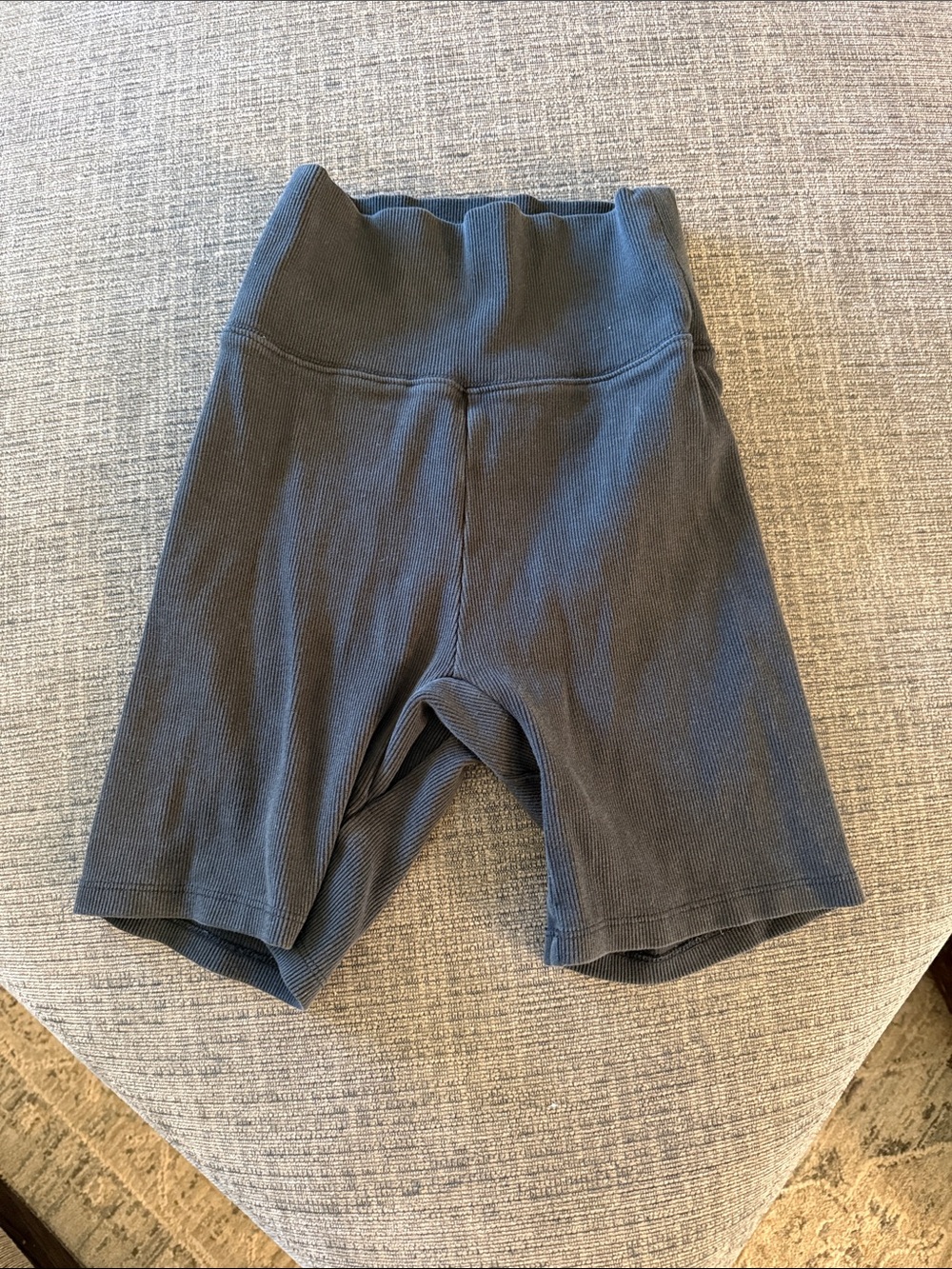 Nuuds sun washed ribbed bike shorts